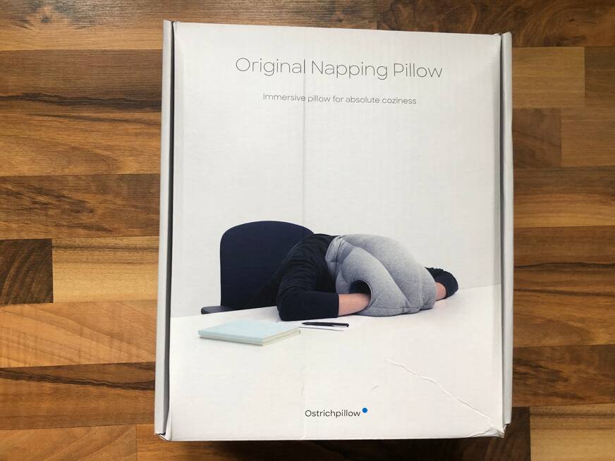 ostrich pillow verpackung